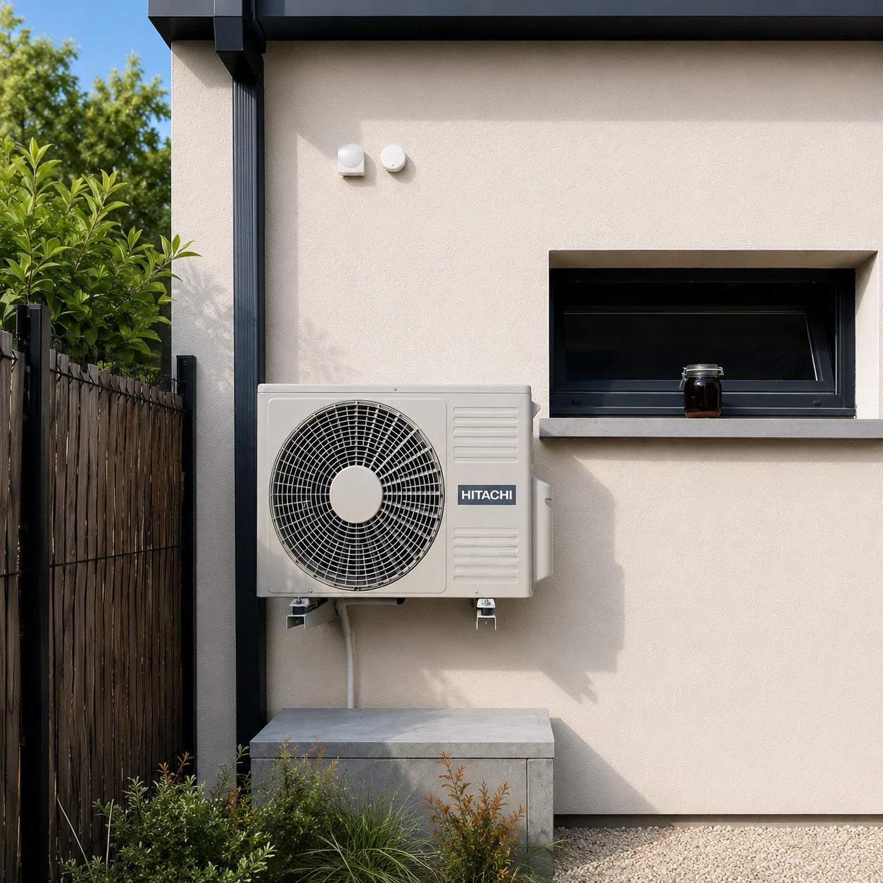 Climatisation réversible et confort d'été à Charno